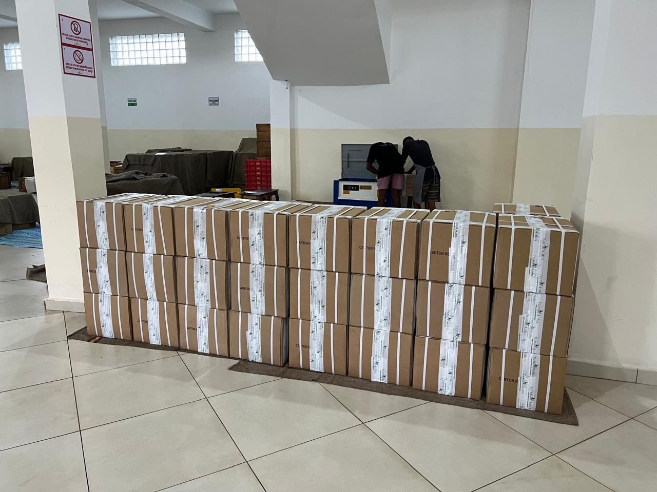 Logistics organization of vanilla lots